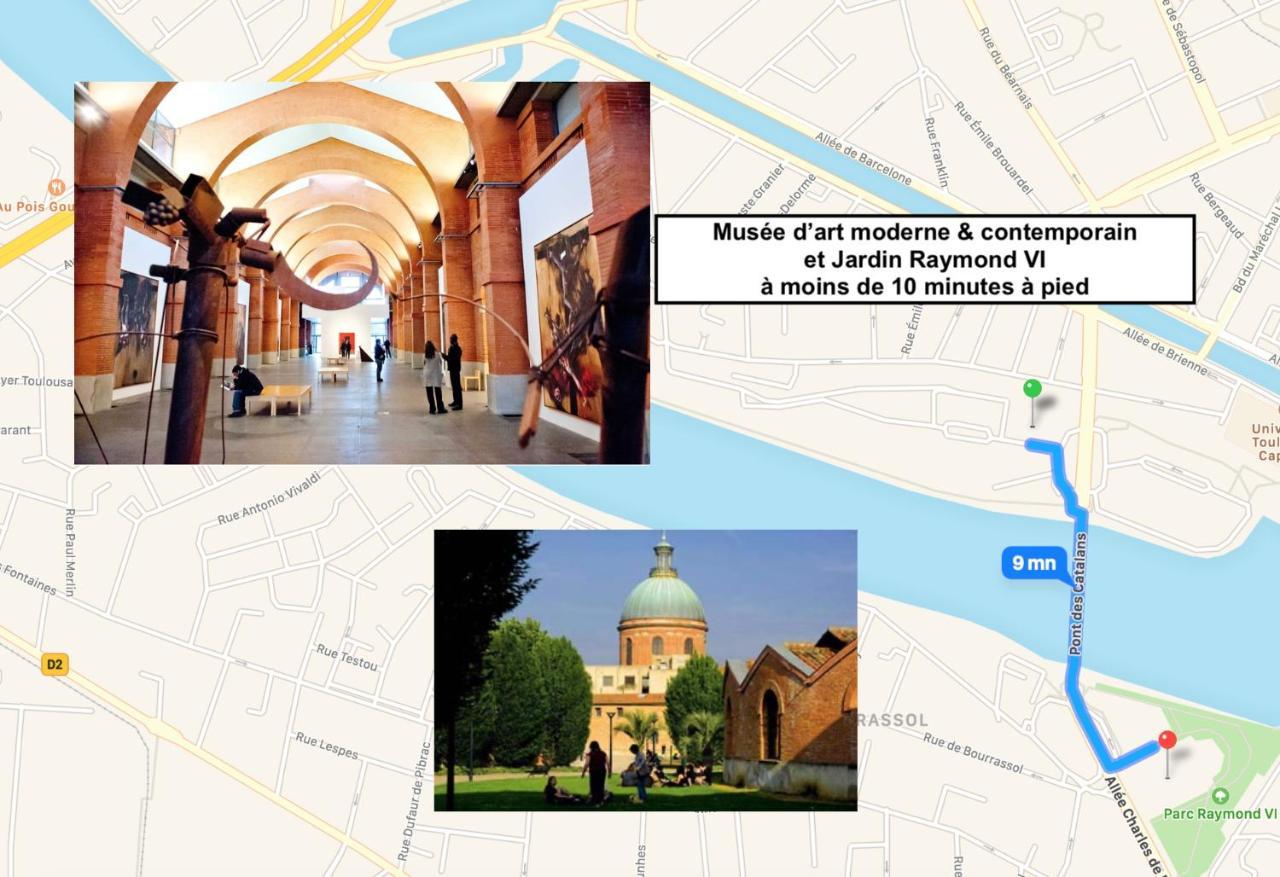 Appartement Avec Parking Toulouse Centre Pour Sejour Et Affaires Ngoại thất bức ảnh